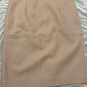 J. Crew Classic Beige Pencil Skirt